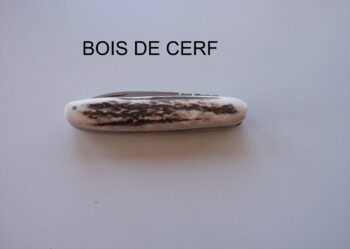 NAVETTE 1 PCE BOIS DE CERF